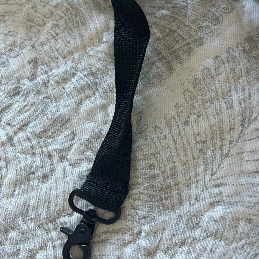 Black Crossbody Radio Holder - Picture 3 of 5